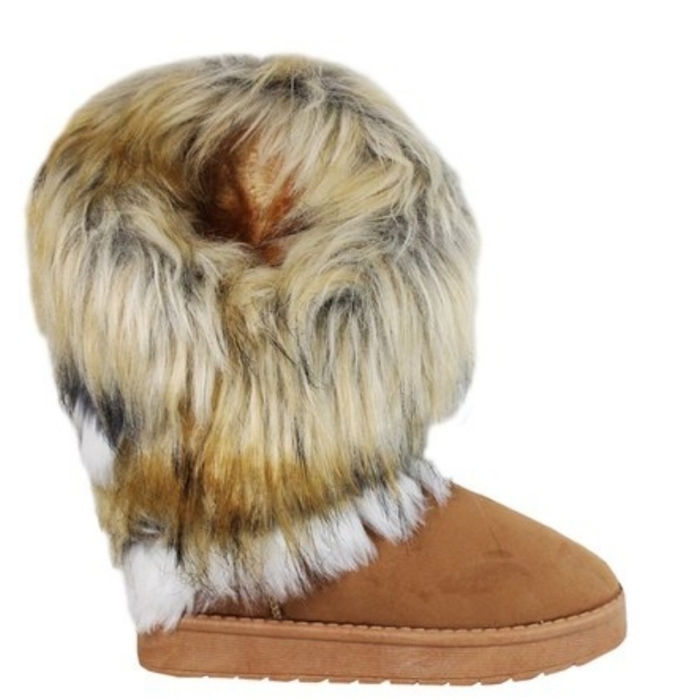 Furry boots